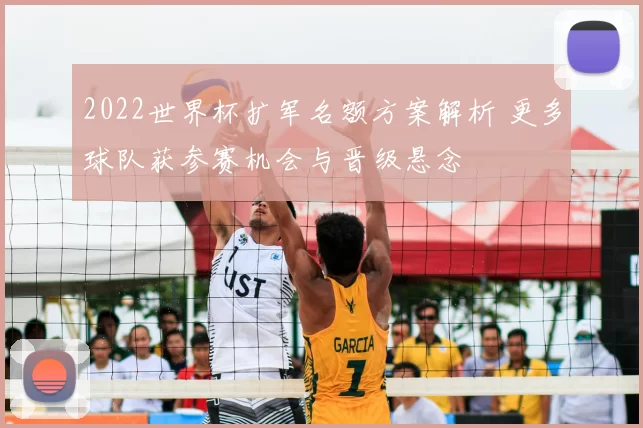 2022世界杯扩军名额方案解析 更多球队获参赛机会与晋级悬念